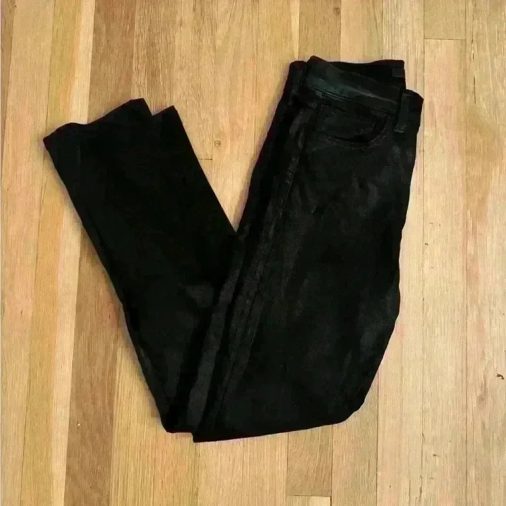 Joes Jeans Black Wax Coated Jeans - Picture 2 of 4